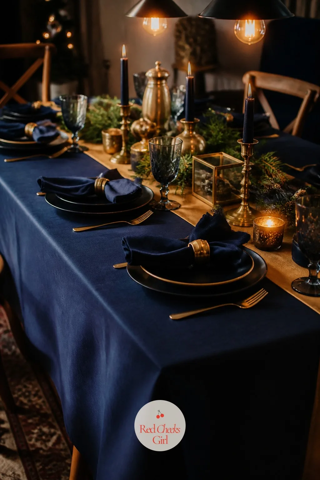 The Tablecloth, Set for Once — A bare table reads as a Tuesday, and this is not a Tuesday. Stranger things christmas