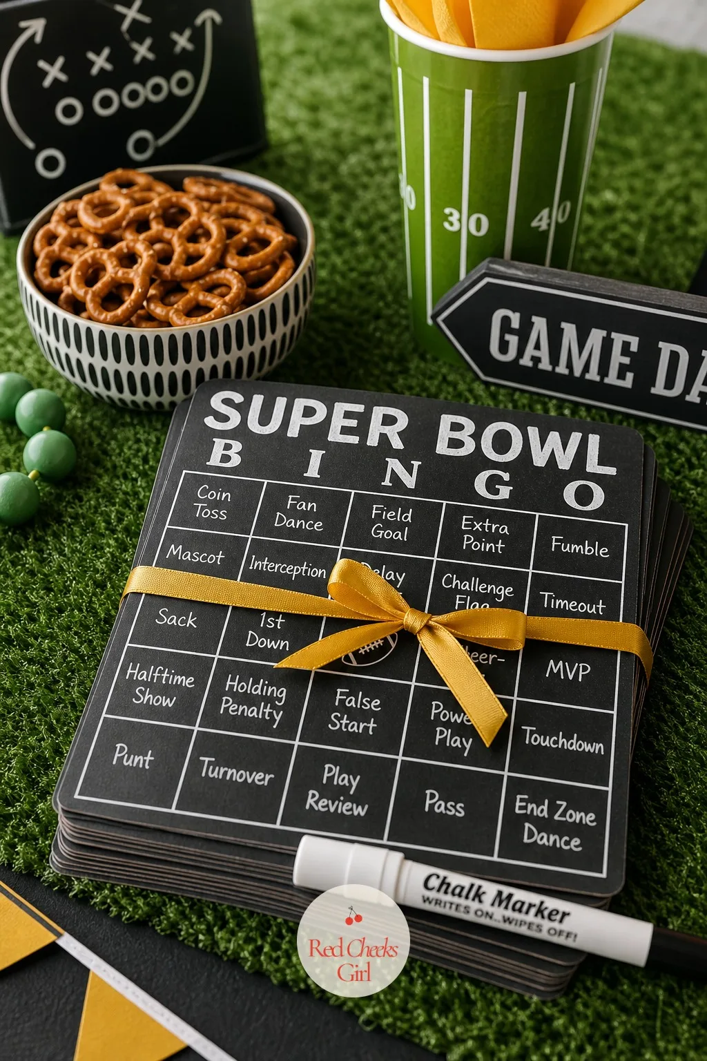 Commercial Bingo Cards — The ads during the Super Bowl get as much attention as the game, so give them a job to do. Super bowl party ideas