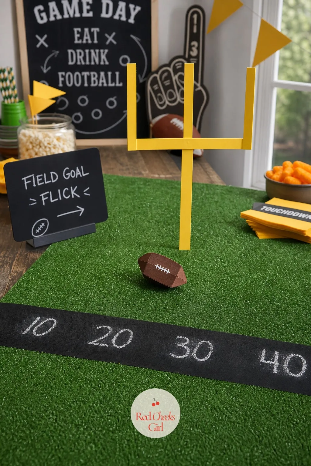 Field Goal Flick Game — This one needs nothing but a folded piece of paper and a flat table, which makes it the game that saves a dead moment nobody saw