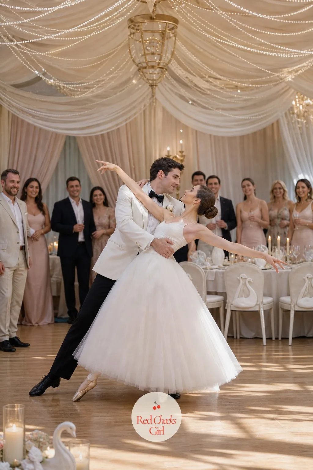 A First Dance Choreographed Like a Pas de Deux — Nobody expects a full ballet, and that fear is exactly why most first dances get skipped or rushed through.