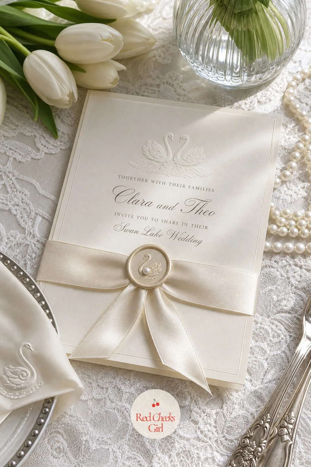 The Invitation — This is the first thing anyone sees, long before the venue or the cake, and it sets the whole mood before a single guest walks in the door.