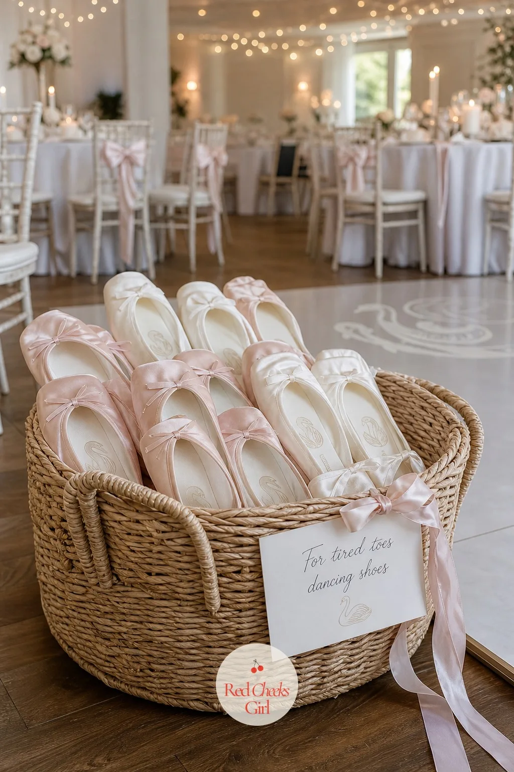 Satin Ballet Flats for the Dance Floor — Heels feel wonderful for the ceremony and unbearable an hour into dancing, and every guest in the room knows it by