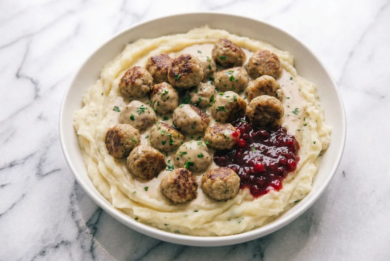 Swedish Meatballs That Simmer in Their Own Creamy Gravy
