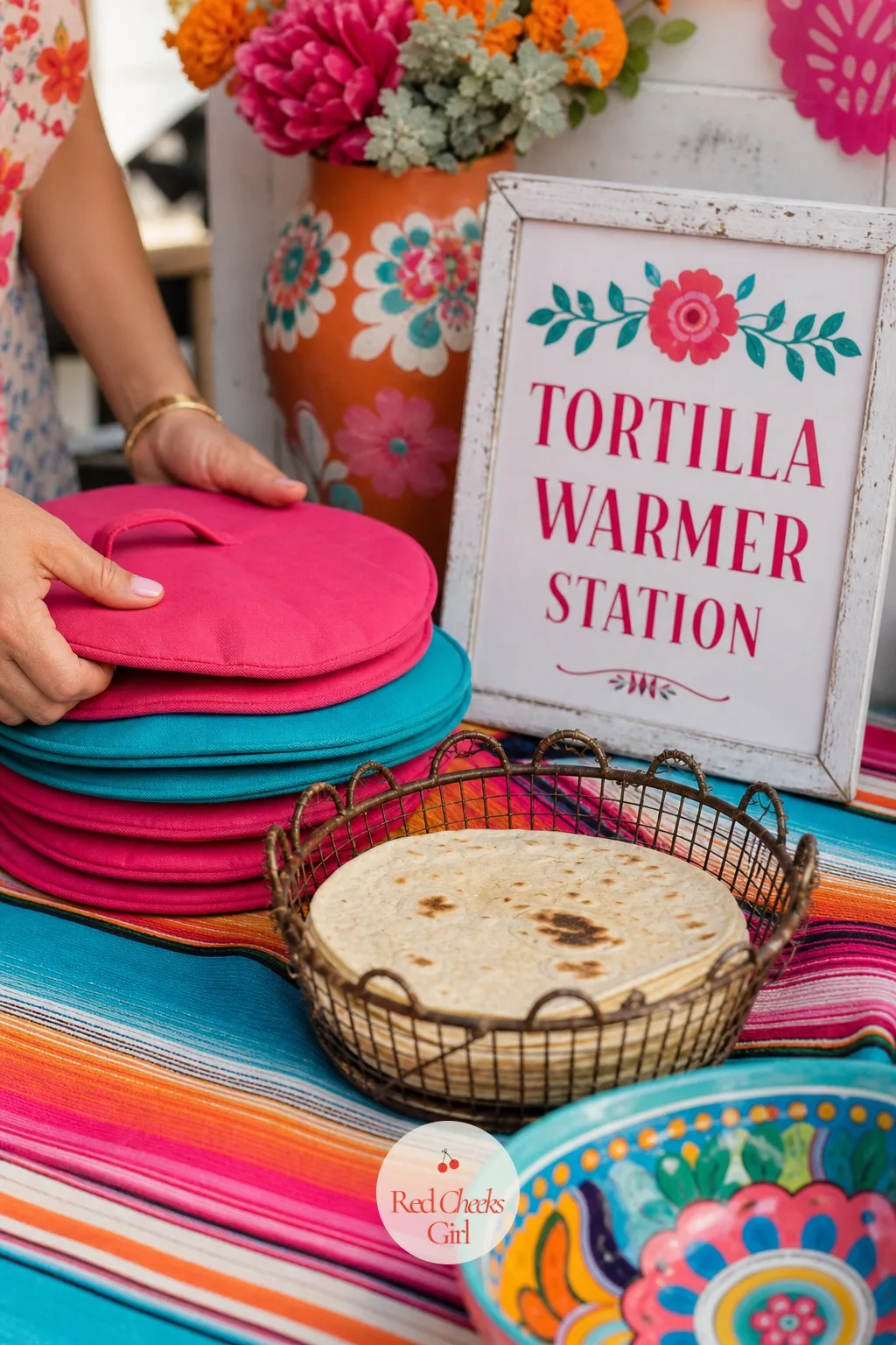 The Tortilla Warmer Station — Cold tortillas are the one complaint a taco bar cannot afford. Taco bout a baby shower ideas
