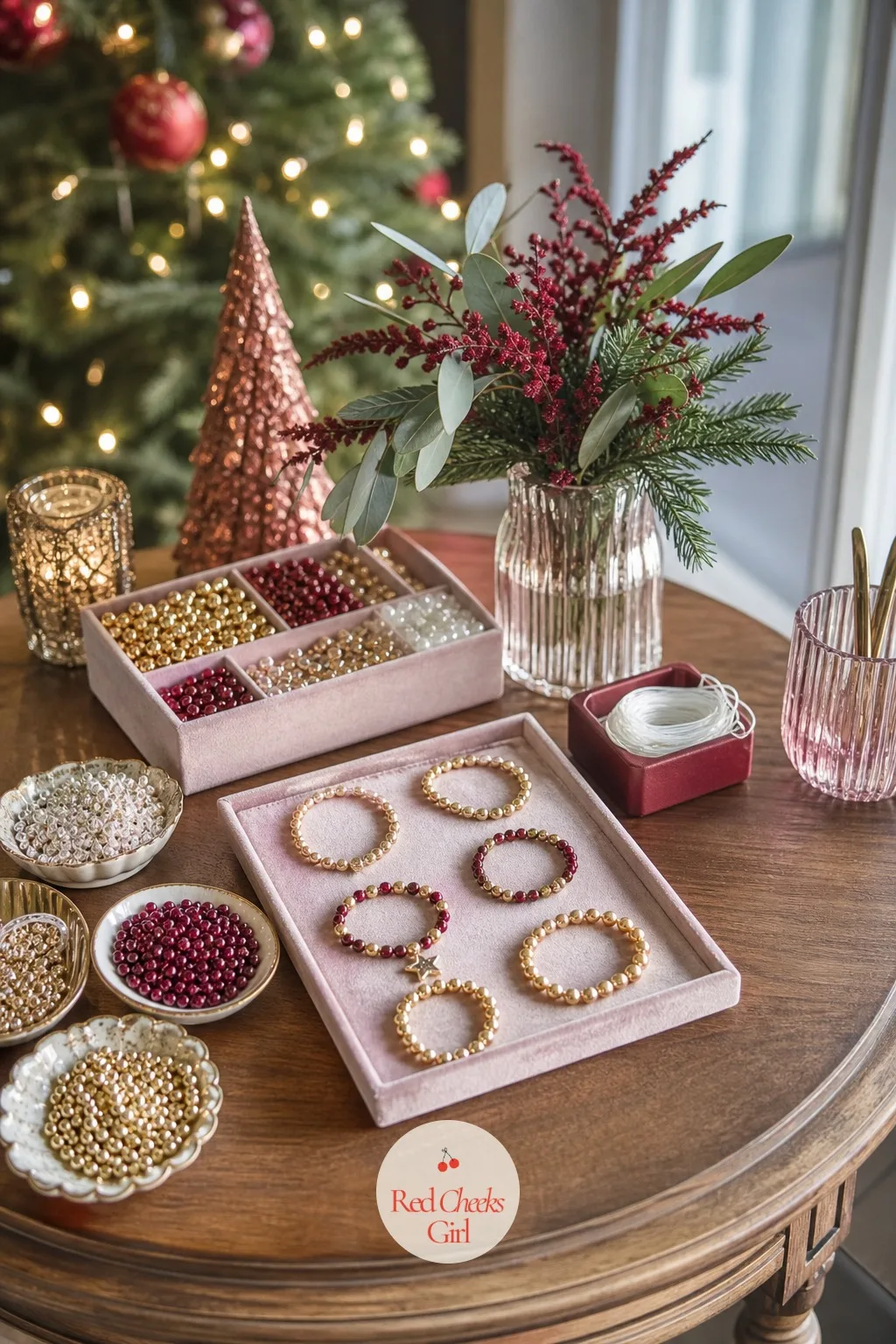 The Bracelet Station, For Guests Who Want to Make Something — Half the fun at any party is having something to do with your hands that is not just holding a