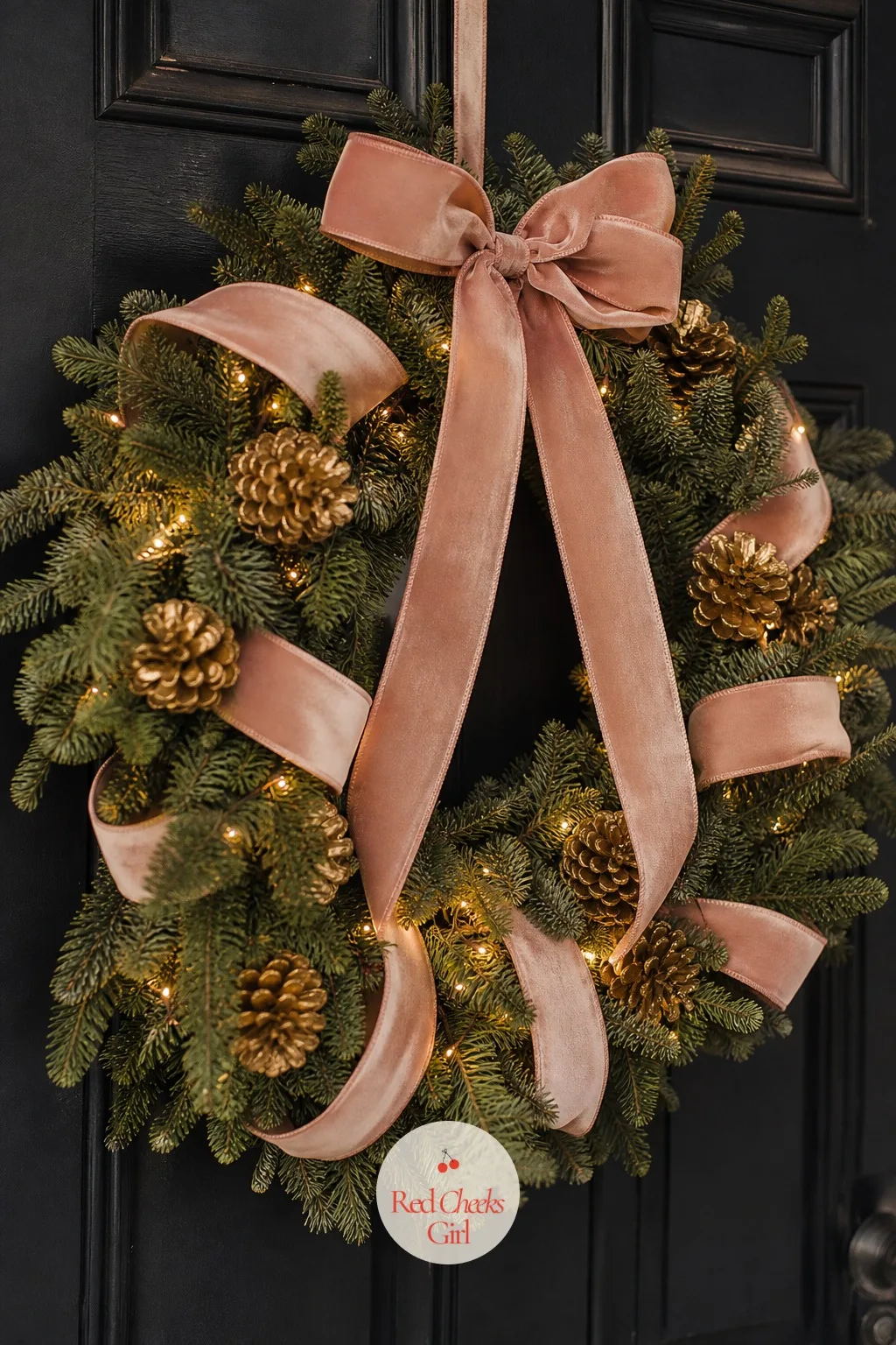The Door Wreath, One Loud Note — A door only gets one real decoration, so make it count. Taylor swift christmas aesthetic