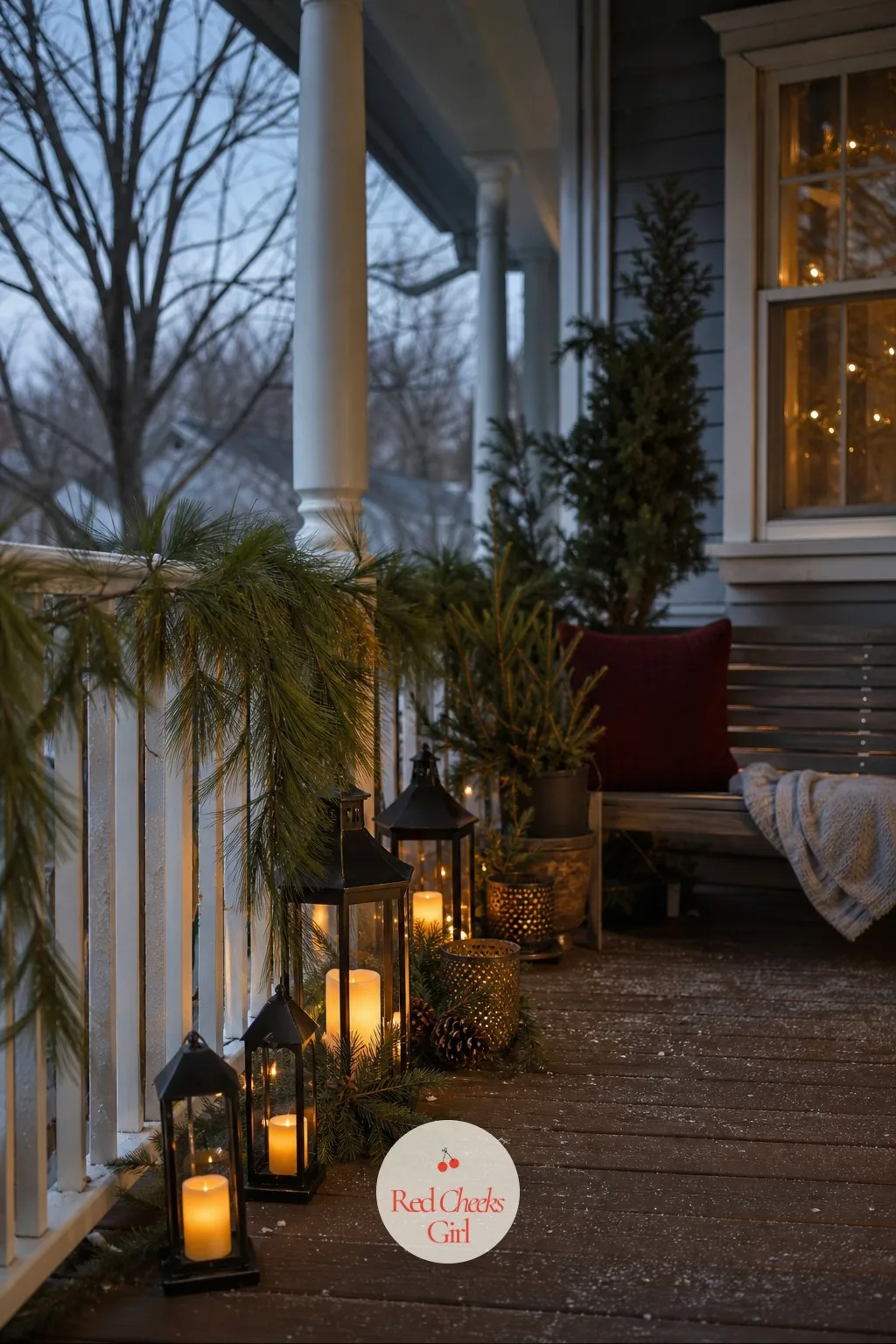 The Front Porch, Before Anyone Rings the Bell — Guests decide how the night will feel before they even knock. Taylor swift christmas aesthetic