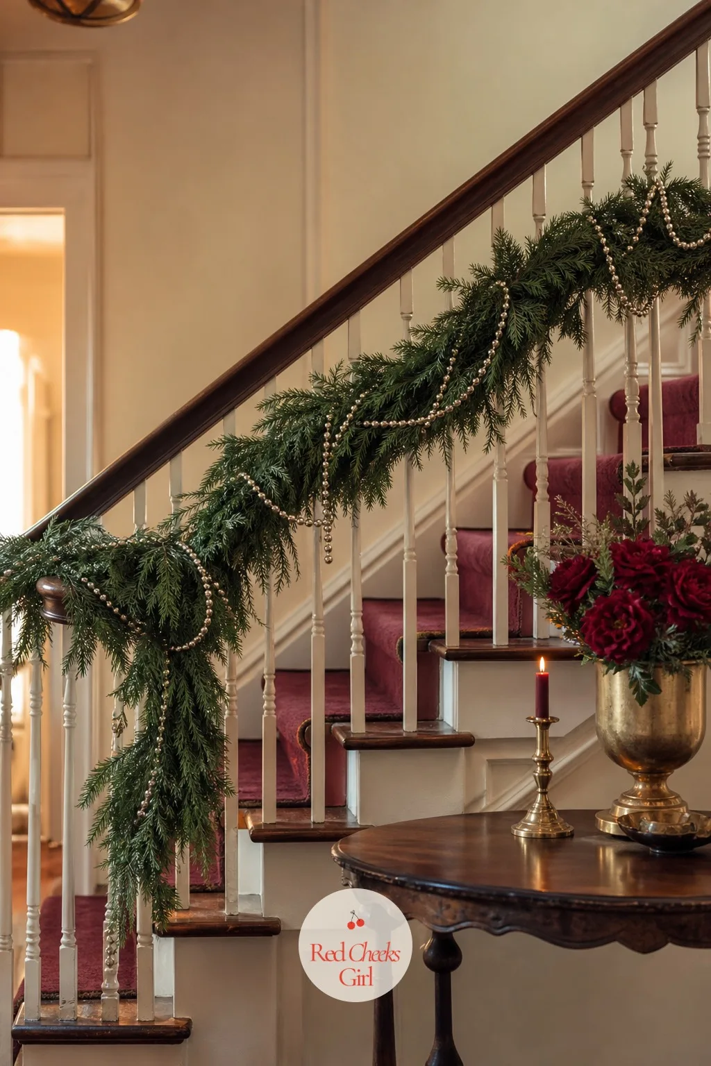 The Staircase Banister, Nine Feet at a Time — An undressed banister is the one thing that makes a whole house feel half finished. Taylor swift christmas