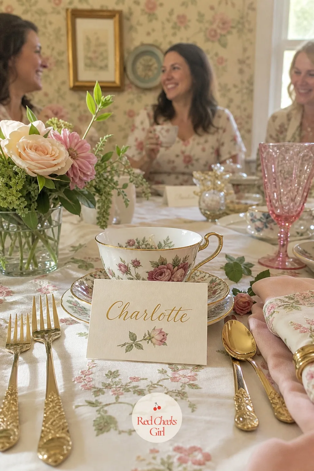 Calligraphy Place Cards — Nobody wants to hover over a table working out where to sit, and a hand-lettered place card settles it before she even gets there