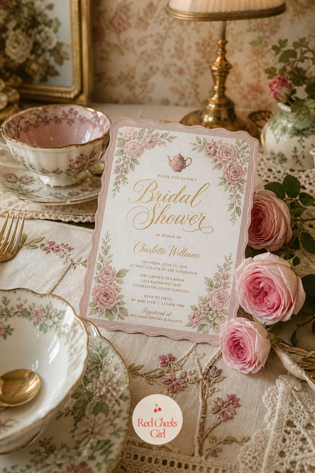 Invitation — Everything above starts with a small card in the mail, and it earns a place at the very end here because it is the smallest thing in the whole