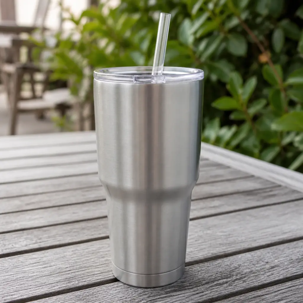 Insulated Tumbler — This is the one she will carry from the car to the classroom to the car again, lid on, no spills down the front of a good sweater. Teacher