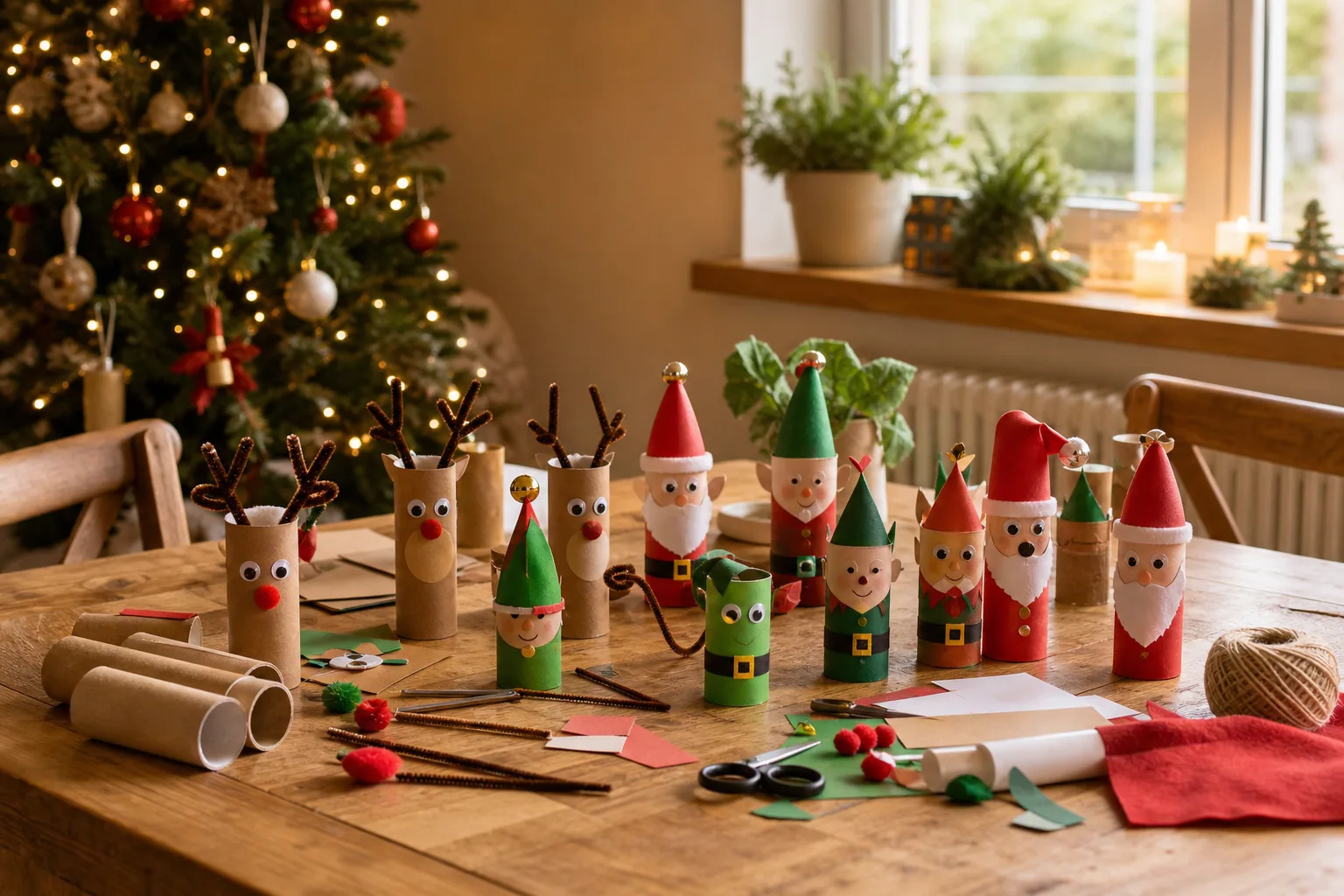 15 Toilet Paper Roll Christmas Crafts That Turn Cardboard Tubes Into Elves and Reindeer
