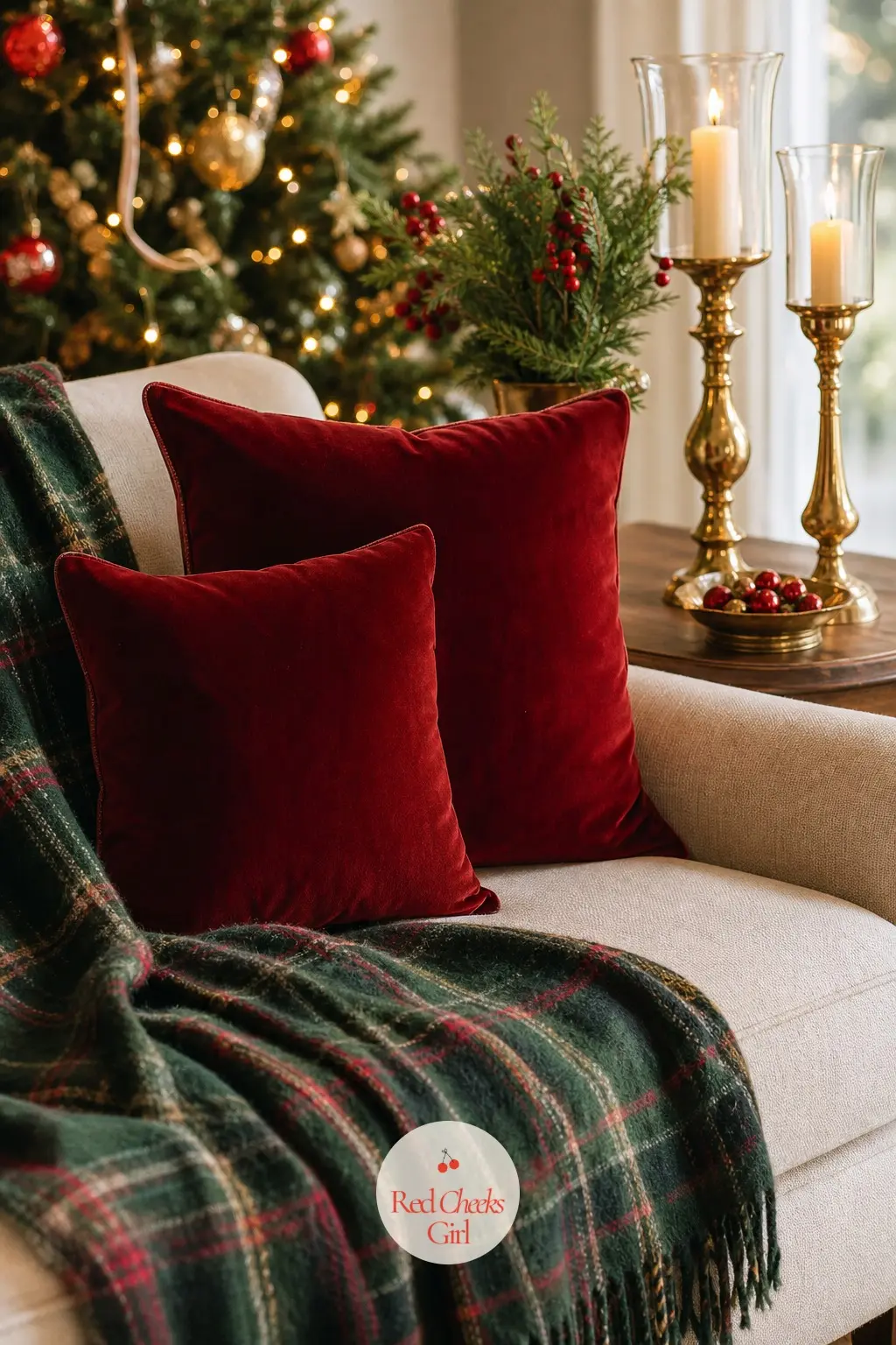 The Living Room Pulled Into the Same Three Colours — The sofa and the mantel should never feel like they belong to a different decorating decision than the
