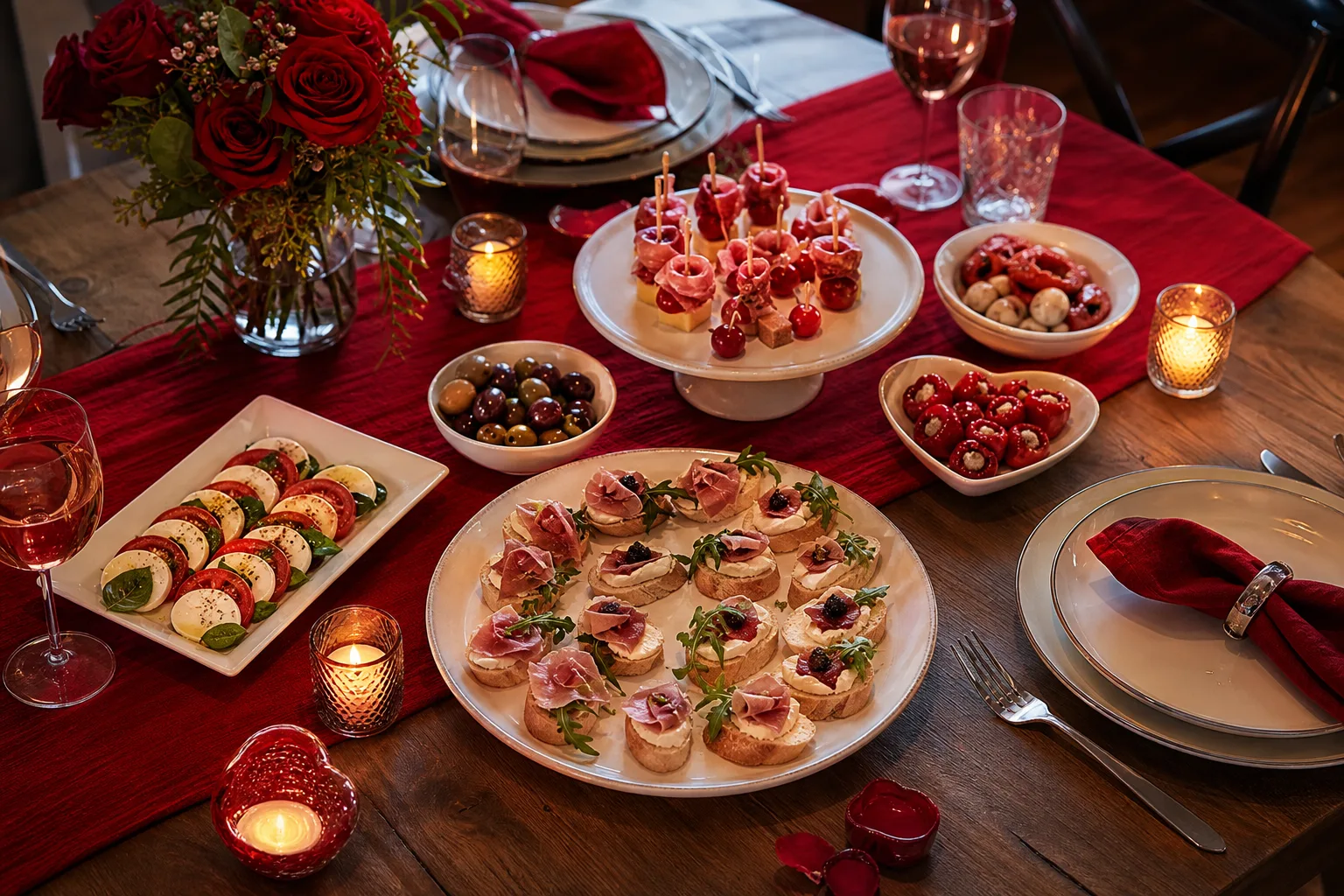 17 Valentine Appetizers That Set the Mood for a Romantic Dinner