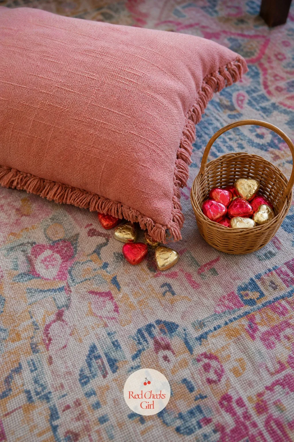 Candy Heart Scavenger Hunt — Small wrapped hearts tucked behind cushions and under chair legs turn an ordinary room into a treasure map for about ten minutes