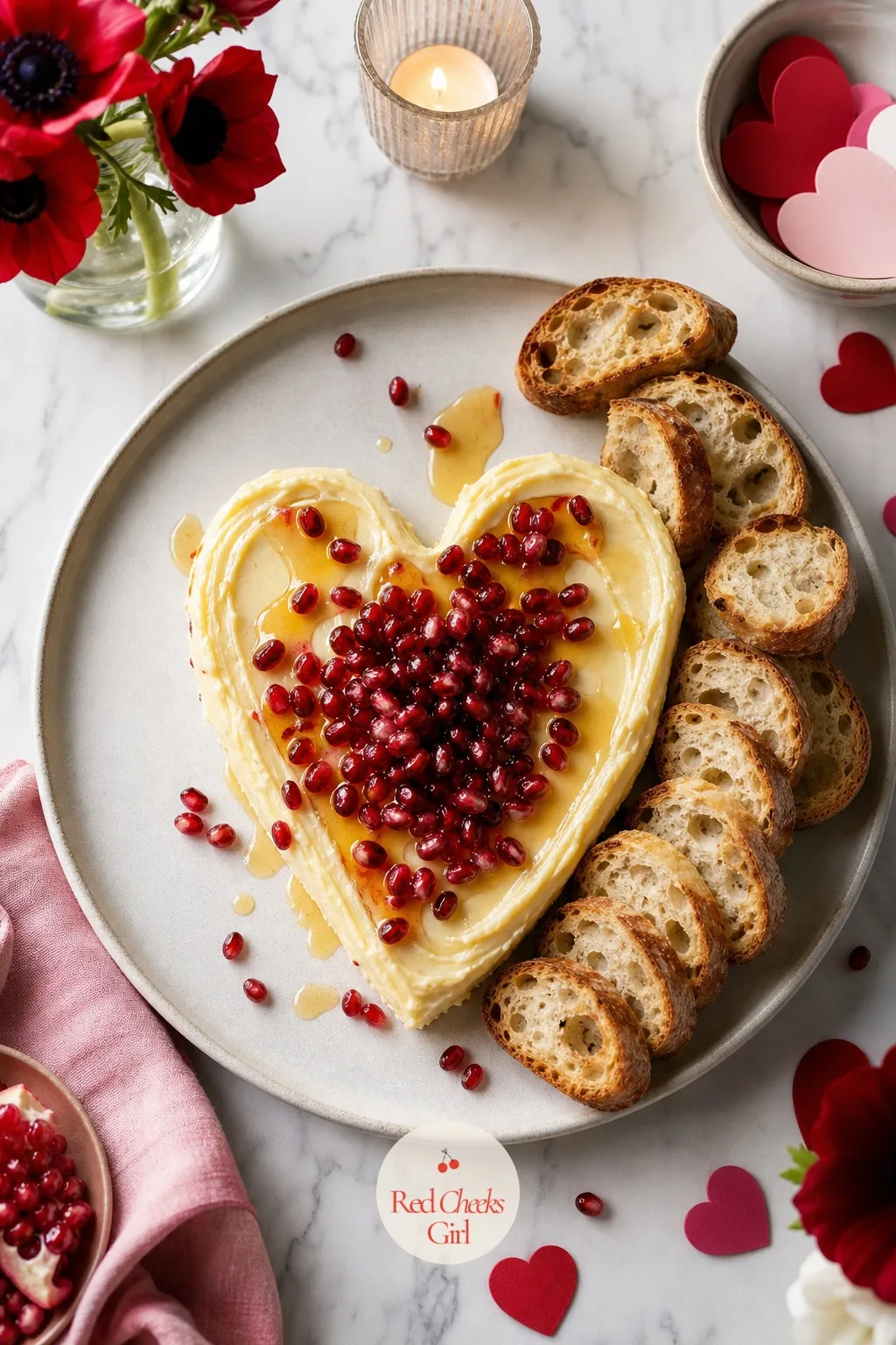 Heart-Shaped Butter Board — Butter on a board sounds like nothing until it is in front of you, soft and already spread, with nowhere to hide. Valentine