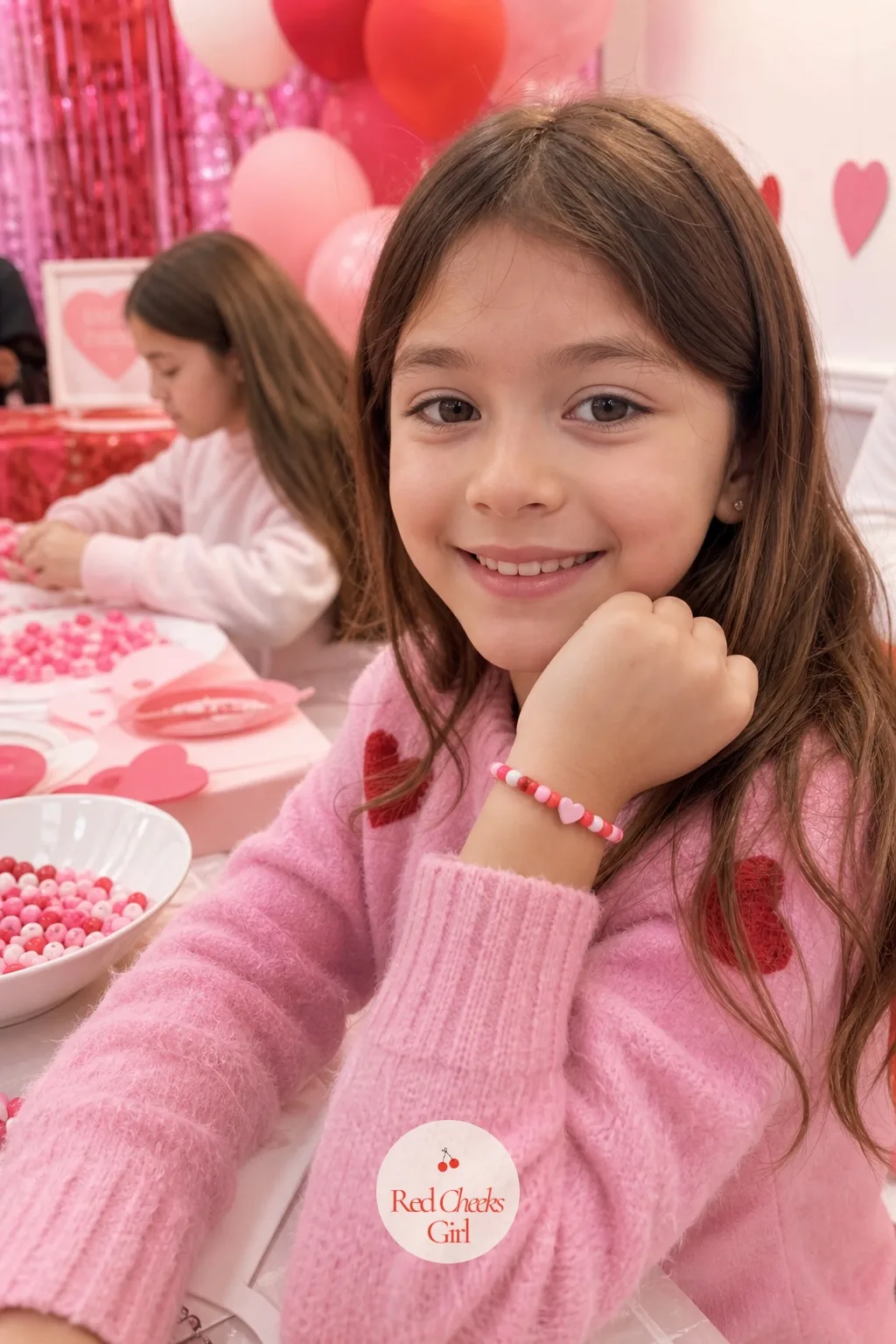 Friendship Bracelet Making Table — A bracelet someone ties onto a friend's wrist does more for Valentine's Day than another card ever will, and this version