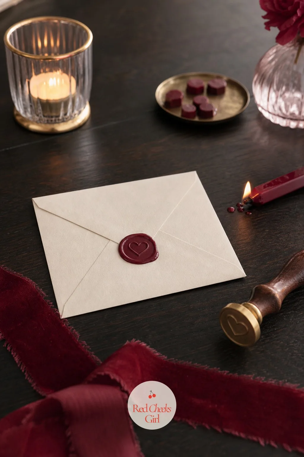 Wax-Sealed Love Letters — A text says the same thing in half a second and means less for it. Valentine crafts for adults