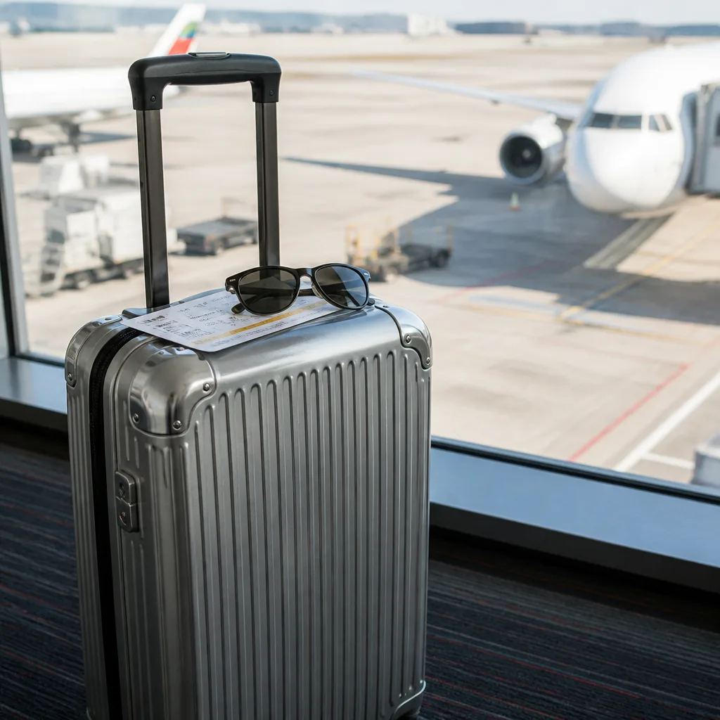 Aluminum Cabin Suitcase — This is the gift for the guy who already flies more than he would like to admit, and it is a genuine splurge rather than a token.
