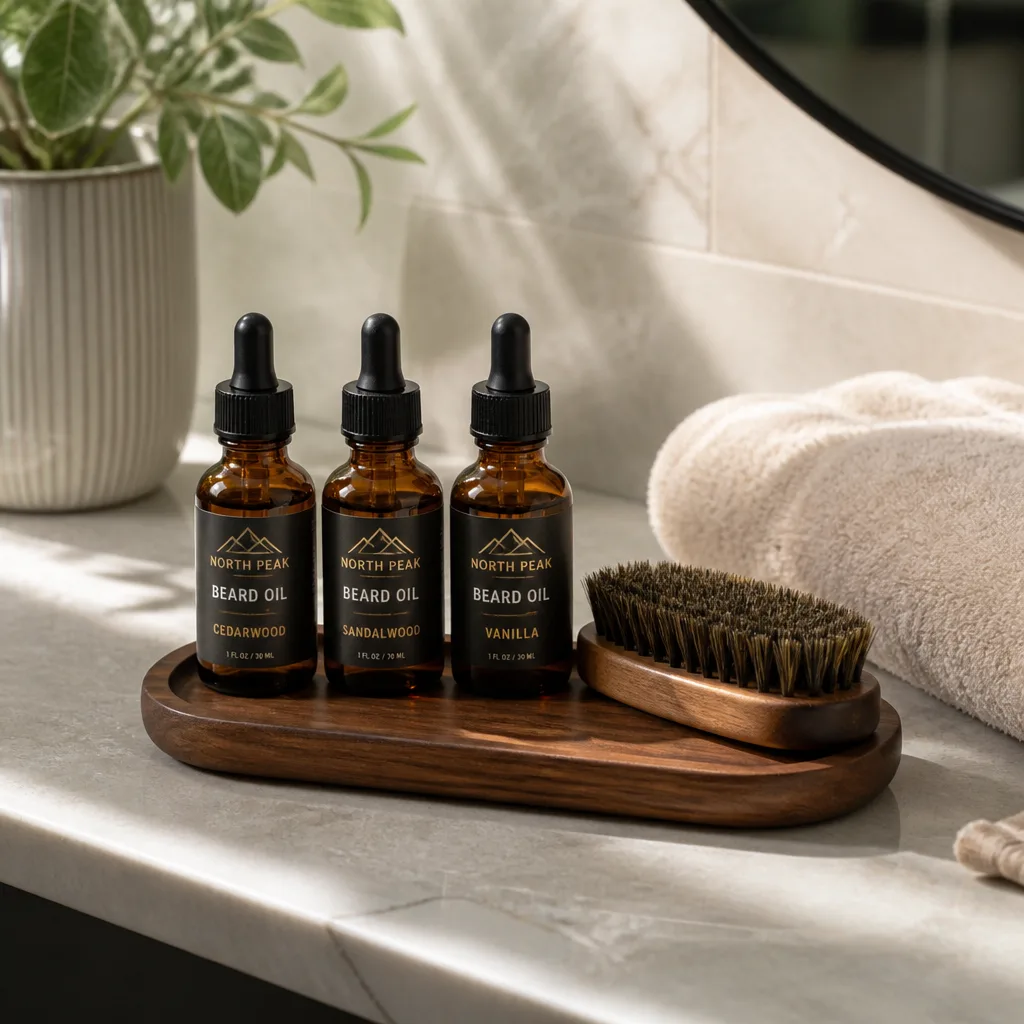 Beard Oil Set — For the guy who already has a beard and ignores it completely, a small oil set is the nudge toward actually maintaining it. Valentine gifts for