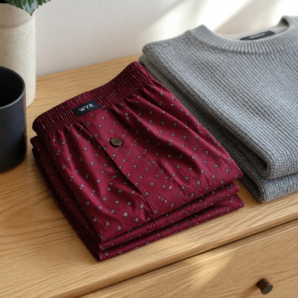 Cotton Boxers — On its own this reads a little too practical, so pair it with something bigger rather than wrapping it alone. Valentine gifts for boyfriend