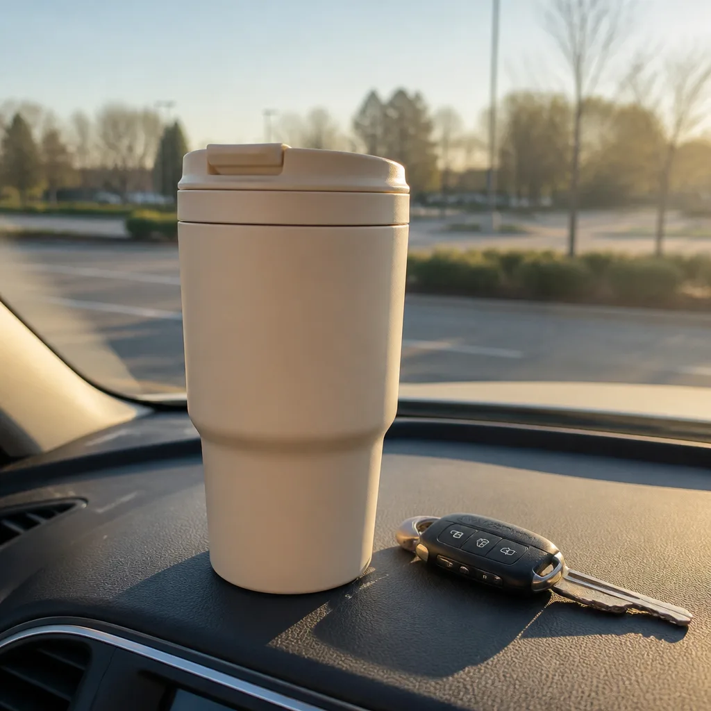 Insulated Ceramic Cup — For the one who leaves for work every morning with coffee going cold in the car, this fixes a small daily annoyance. Valentine gifts