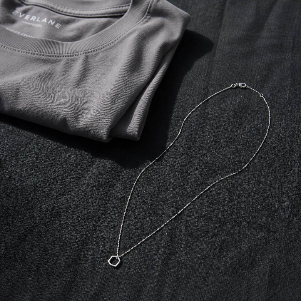 Minimalist Pendant Necklace — Not every guy wants a chain, but the ones who do want it thin and quiet, not loud. Valentine gifts for boyfriend