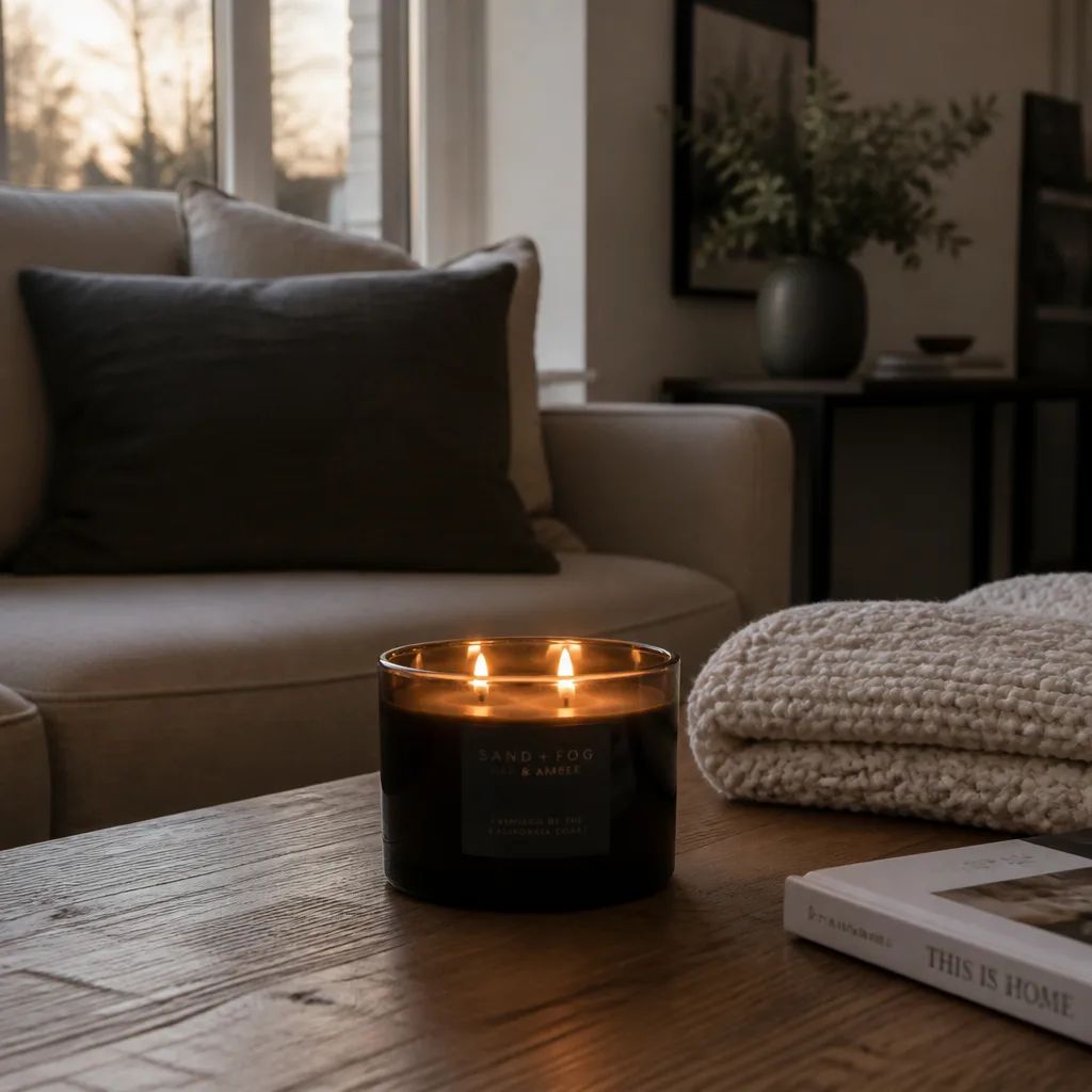 Two-Wick Scented Candle — Not every gift needs to be for him alone, and a candle for the space you actually share does double duty. Valentine gifts for