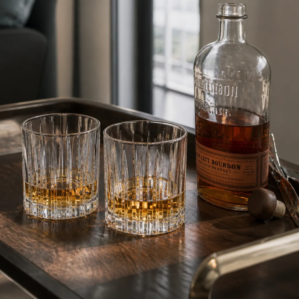 Whiskey Glasses — If he already has a bottle he is proud of, give it a glass worth pouring it into. Valentine gifts for boyfriend
