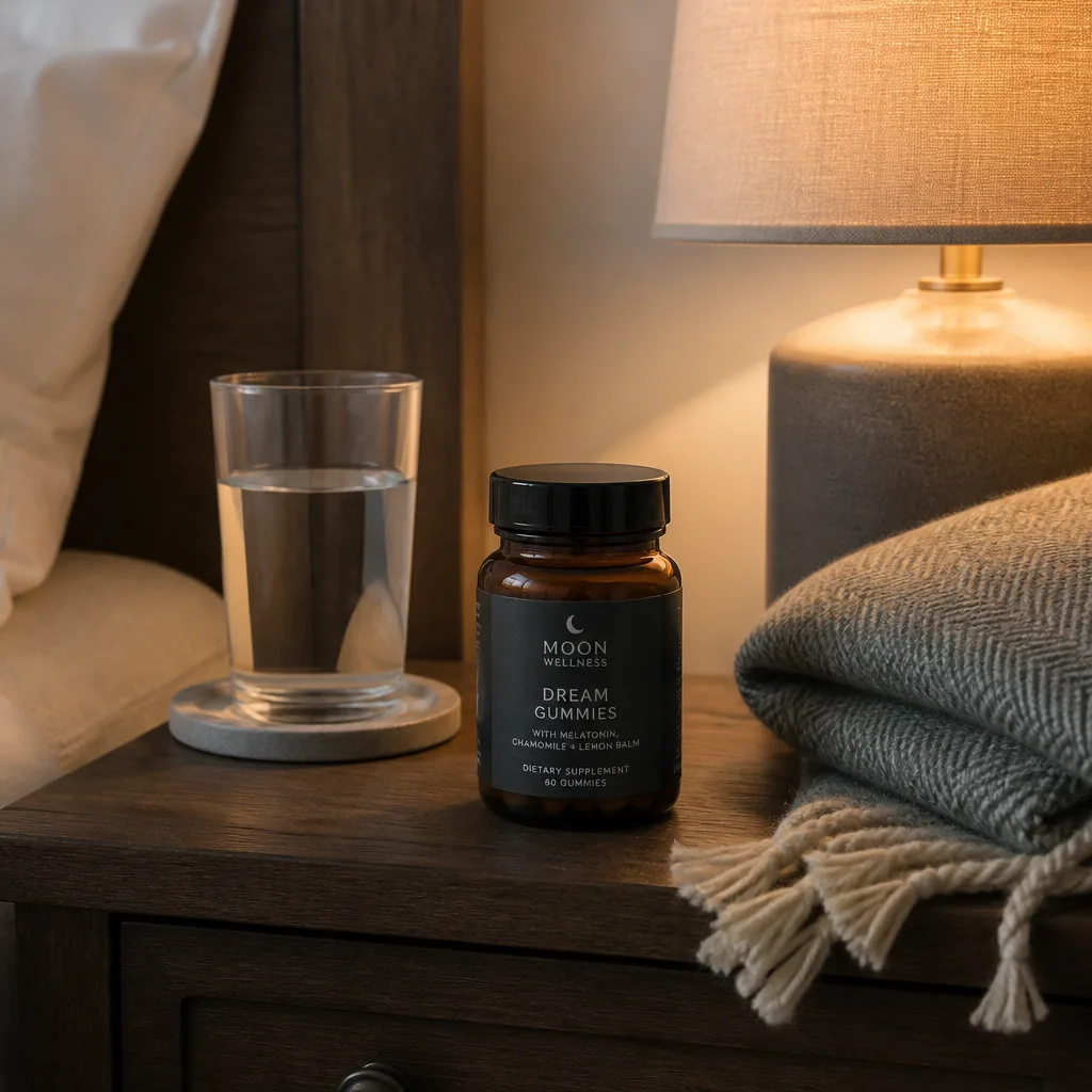 Magnesium Sleep Gummies — Chewable magnesium gummies taken before bed, a gentler entry point into sleep supplements than tape or a tracker. Valentine gifts for