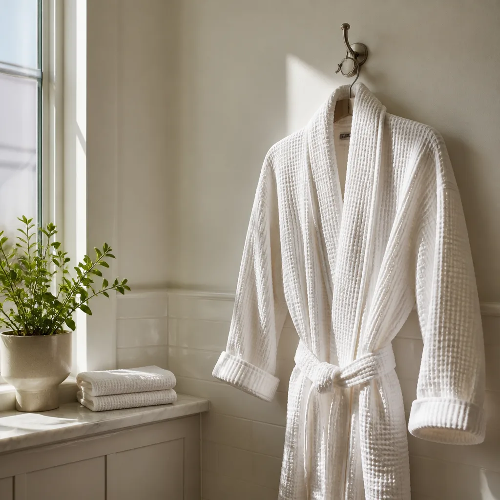 Plush Bathrobe — A thick, hotel-style robe meant for the ten minutes after a shower when nobody wants to get dressed yet. Valentine gifts for girlfriend