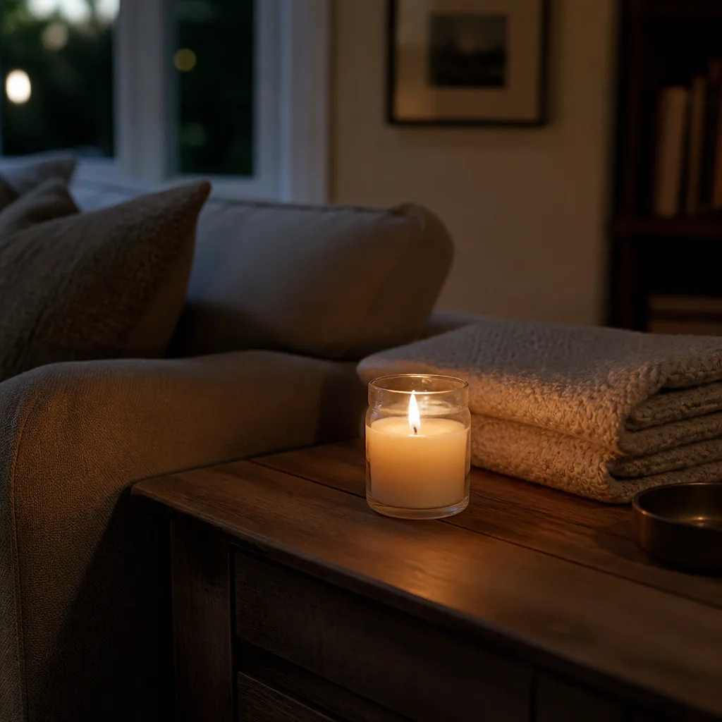 Scented Candle — A single well-made candle in a scent built for evenings rather than anything too sweet or seasonal. Valentine gifts for girlfriend