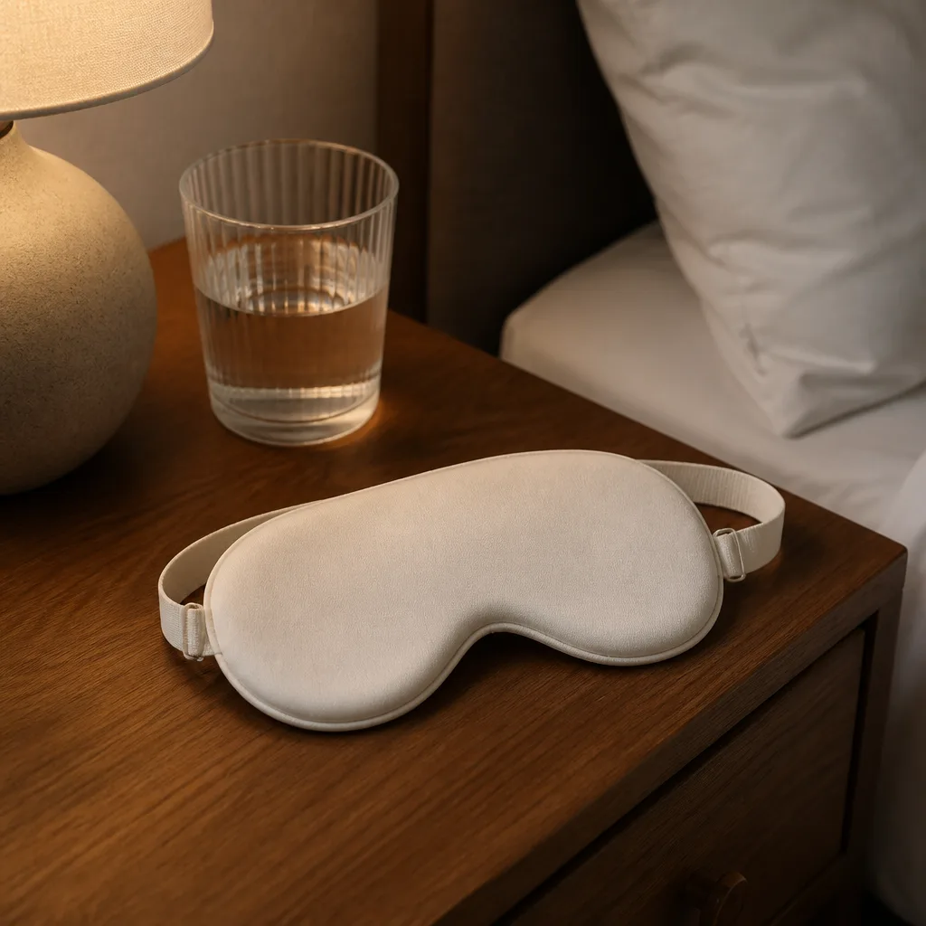Silk Eye Mask — A contoured sleep mask in a smooth, breathable fabric that blocks light completely without pressing on the eyes. Valentine gifts for girlfriend