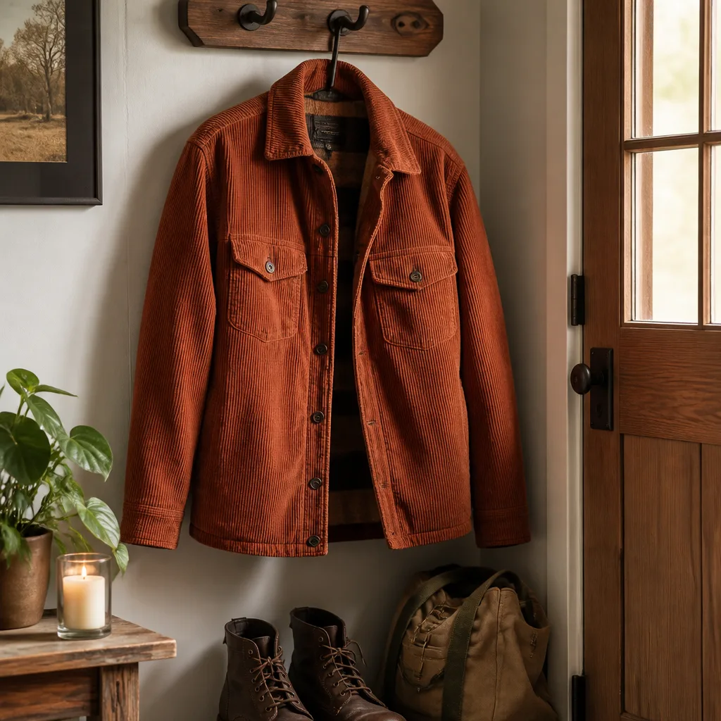 Corduroy Shirt Jacket — A rugged corduroy shirt jacket that works as a light layer over a tee on a mild day or as an overshirt under a real coat once it turns