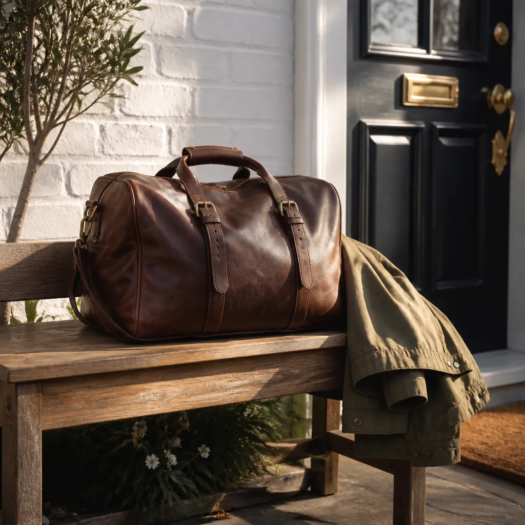 Leather Weekend Bag — For the husband who keeps borrowing your overnight bag for work trips because his own fell apart years ago. Valentine gifts for husband