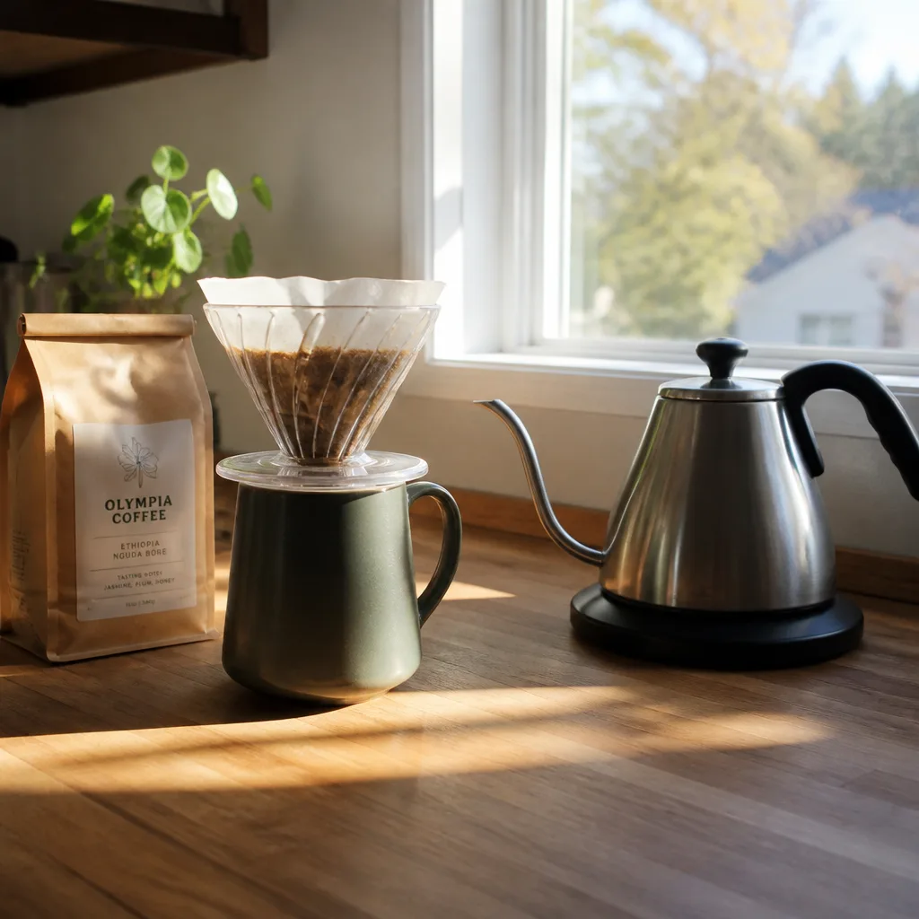 Pour Over Coffee Set — For the husband who drinks whatever the machine spits out and has never once tasted what good coffee is supposed to be. Valentine gifts