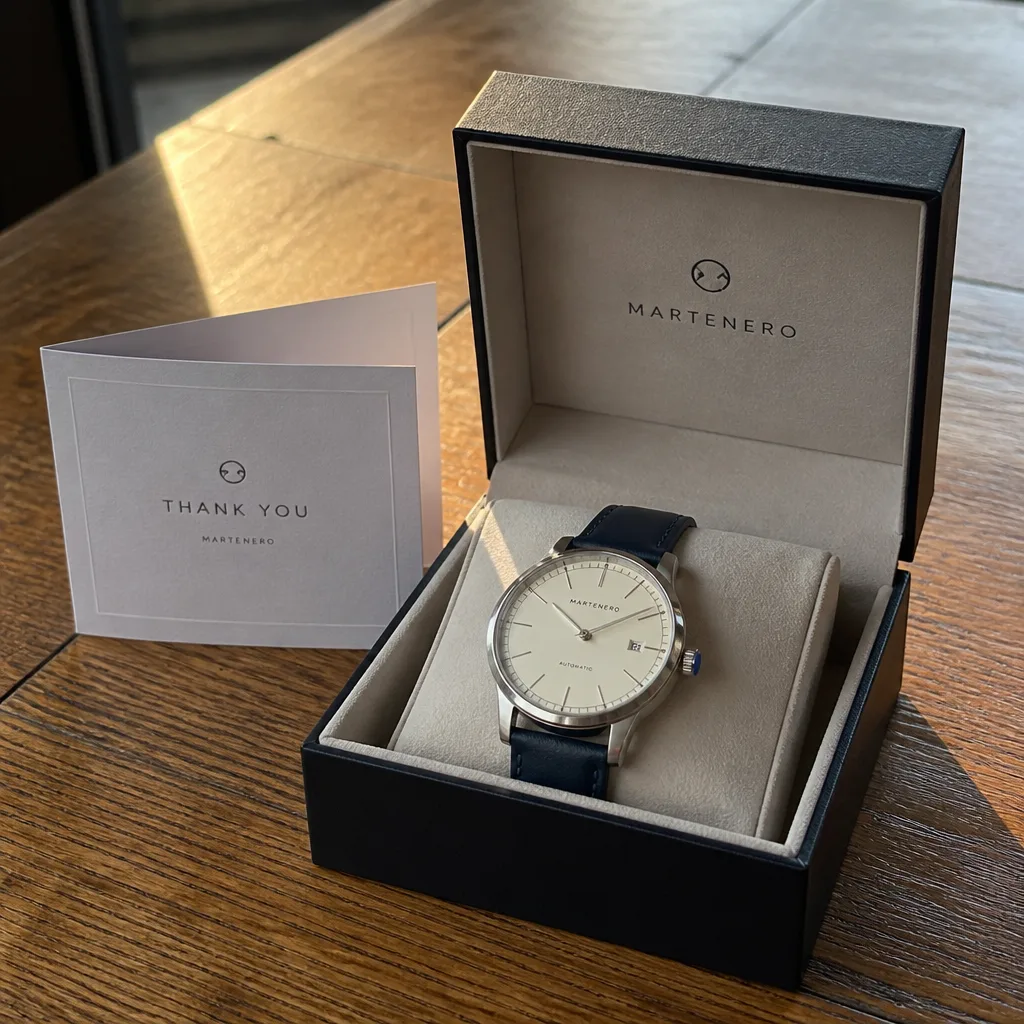 Steel Dress Watch — This is the gift for the year that actually deserves it, a milestone birthday, a big anniversary, the kind of Valentine's that is really