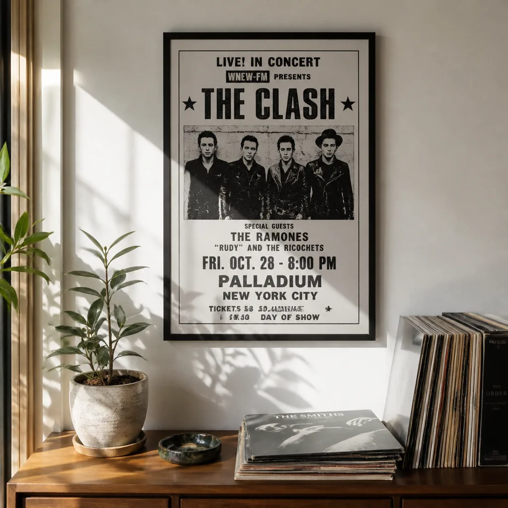 Vintage Jazz Poster — He has opinions about music history and nowhere on the wall to show it. Valentine gifts for husband