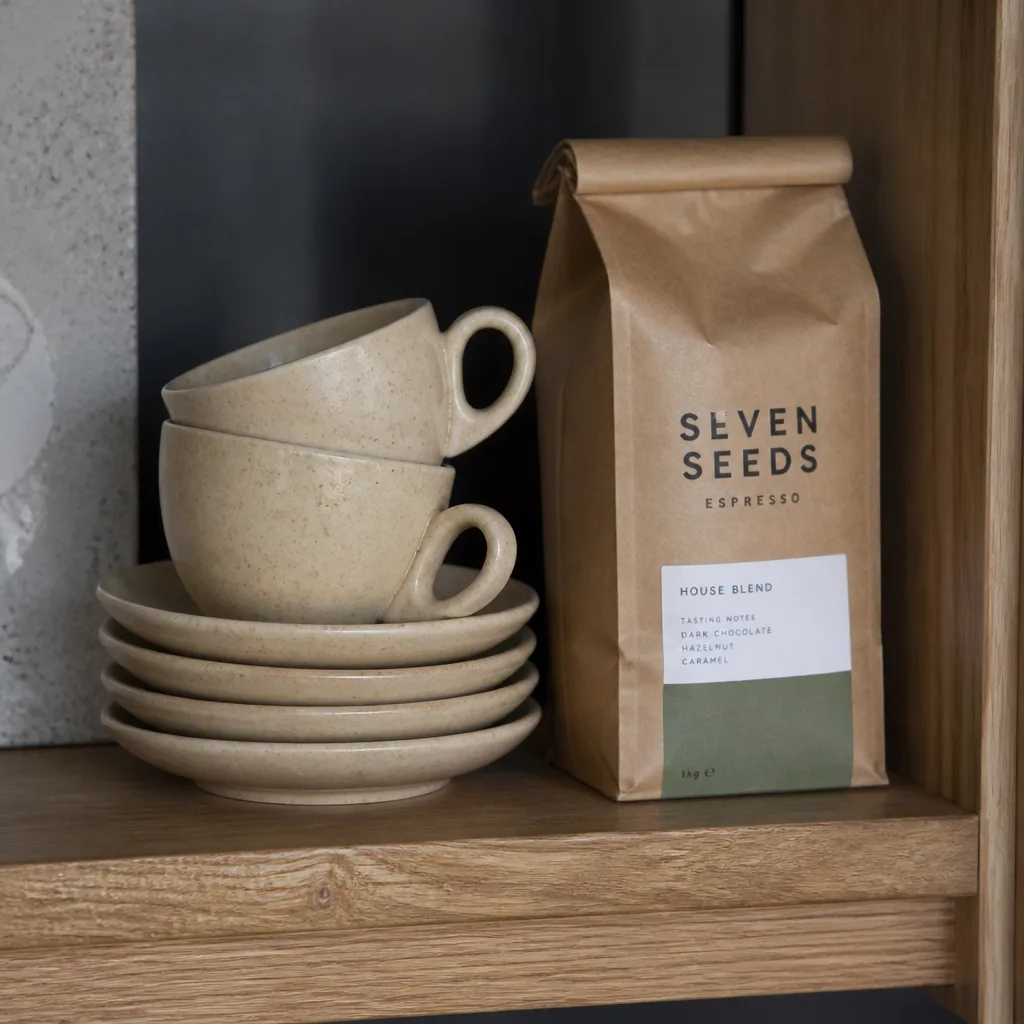 Espresso Cup Set — A new espresso machine needs proper cups to go with it, and a small set in a clean, modern shape finishes the gift without feeling like an