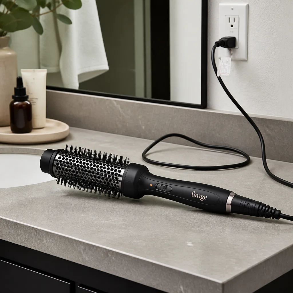 Heated Round Brush — A heated round styling brush dries and adds volume in the same motion, cutting a whole step out of a morning routine that usually involves