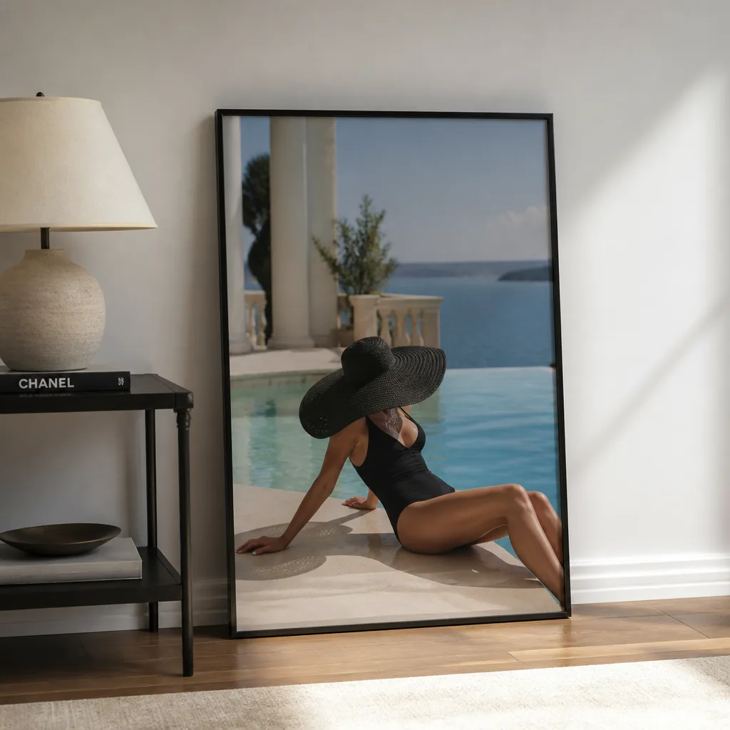 Slim Aarons Art Print — Wall art is one of those gifts people avoid because taste feels too personal to guess, but a framed photographic print of a glamorous