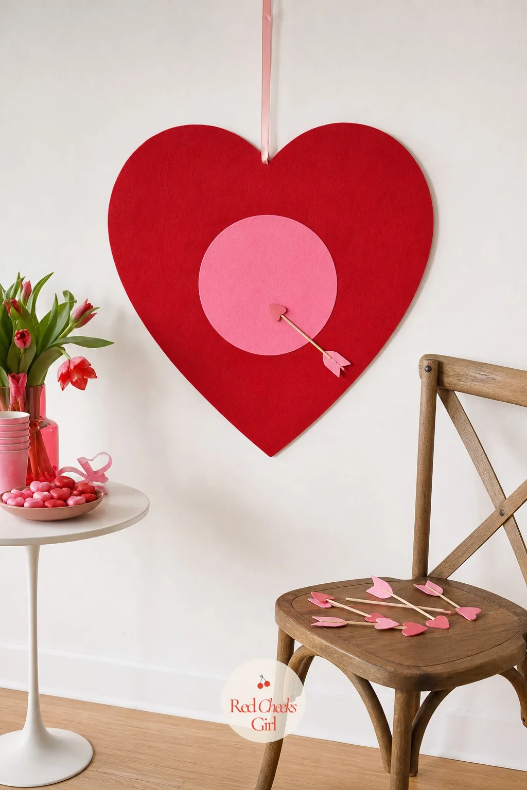Pin the Arrow on Cupid — Blindfolds make everyone a little braver and a little worse at this than they expect, which is exactly why it works at every age.