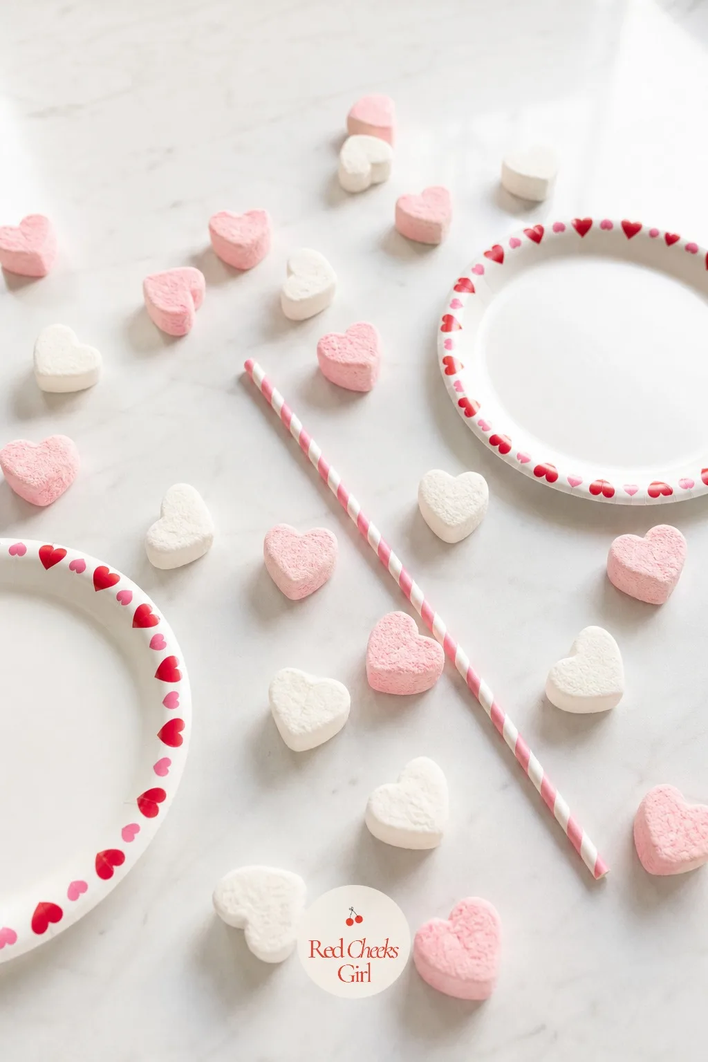 Straw-Suck Heart Marshmallow Race — A bag of heart marshmallows sitting on the counter looks harmless until the straws come out. Valentine's day party games