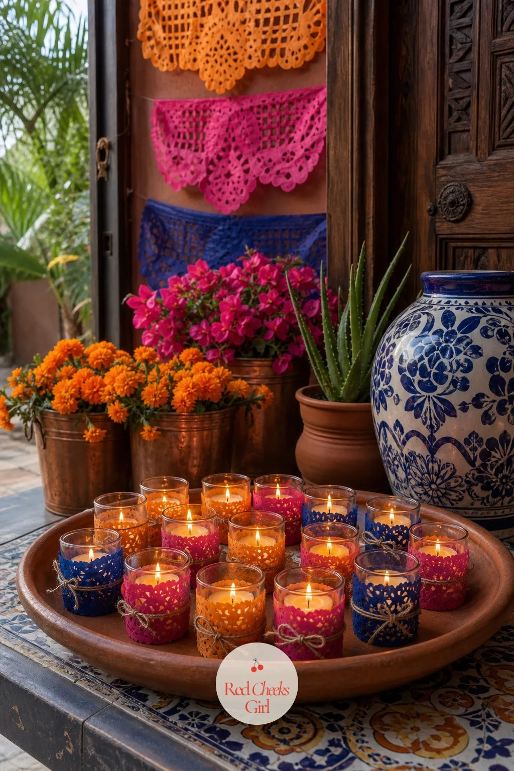 Marigold Votive Candle Favors — A candle is the one favor that never feels wasted, since every guest burns through a candle eventually and thinks of the