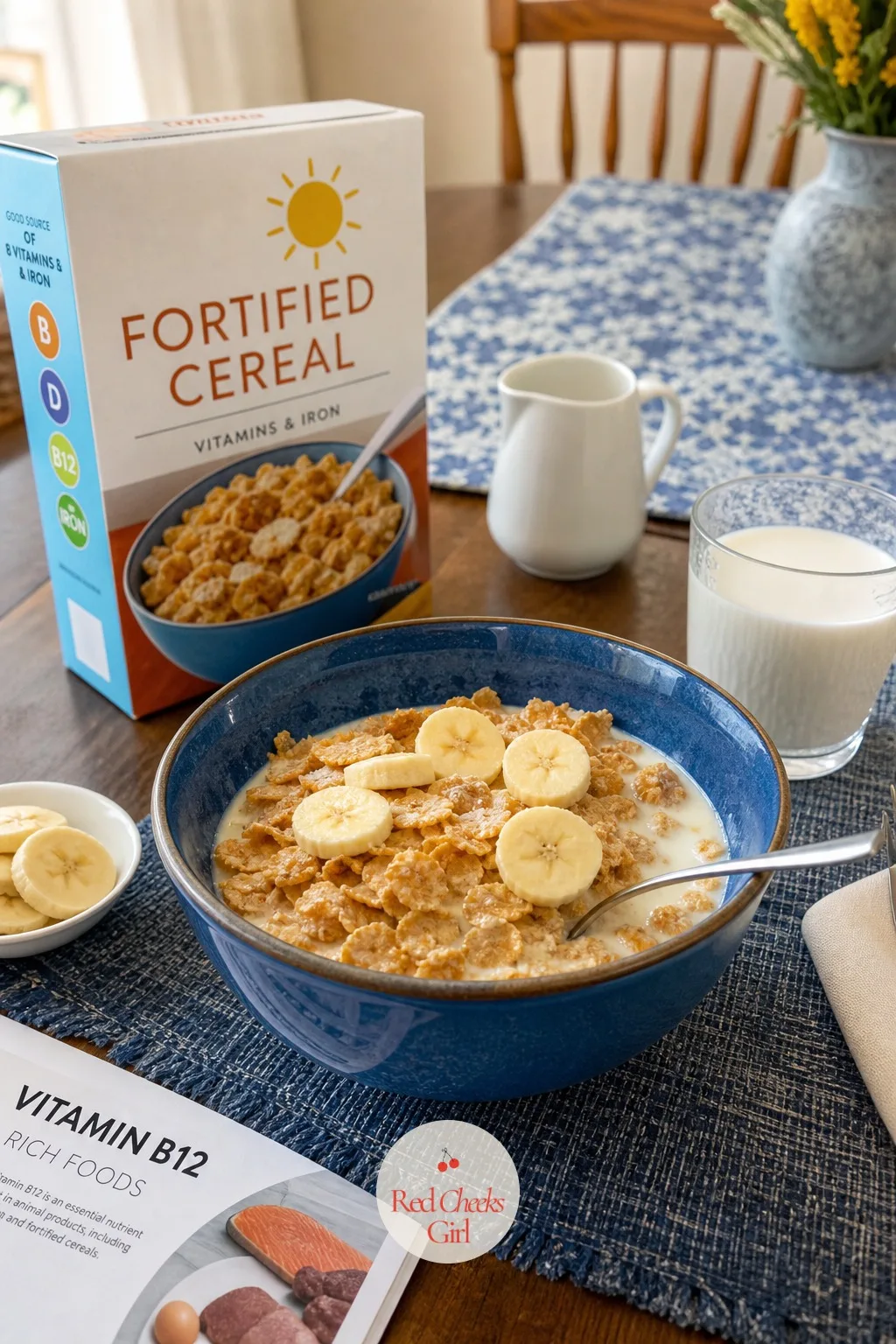 Fortified Cereal — Cereal gets dismissed as a kid's food, but a fortified box pulls real weight on a morning when nothing else happens before noon. Vitamin b12