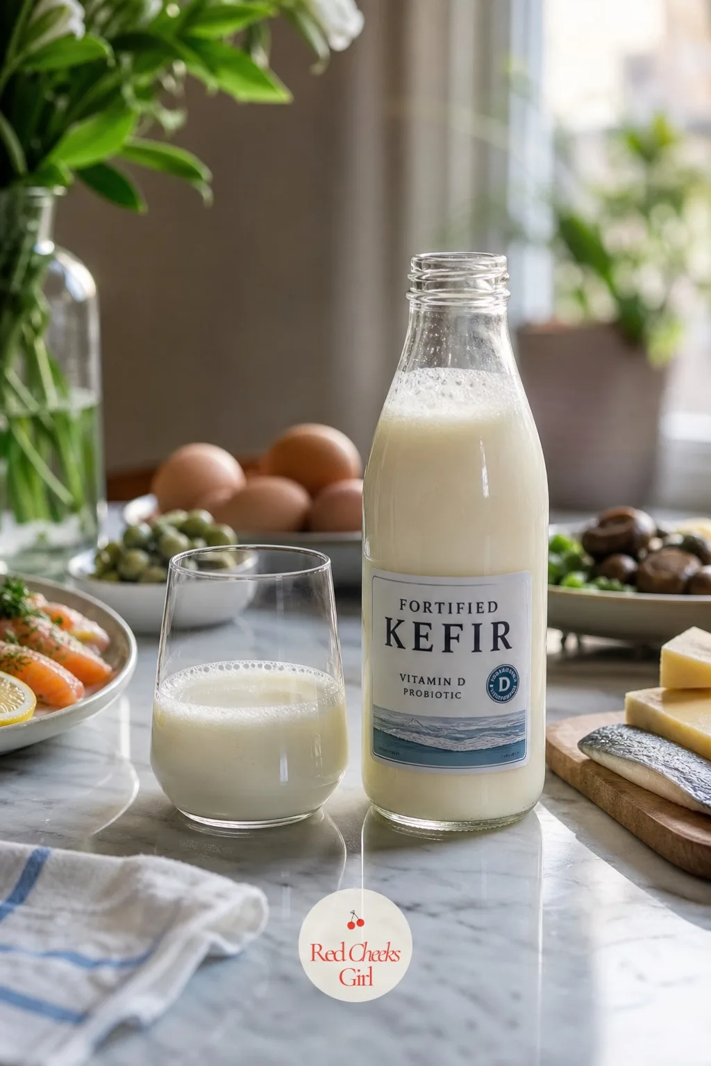 Fortified Kefir — Kefir is the tangier, slightly fizzy cousin of yogurt, and some brands fortify it the same way they do milk. Vitamin d rich foods