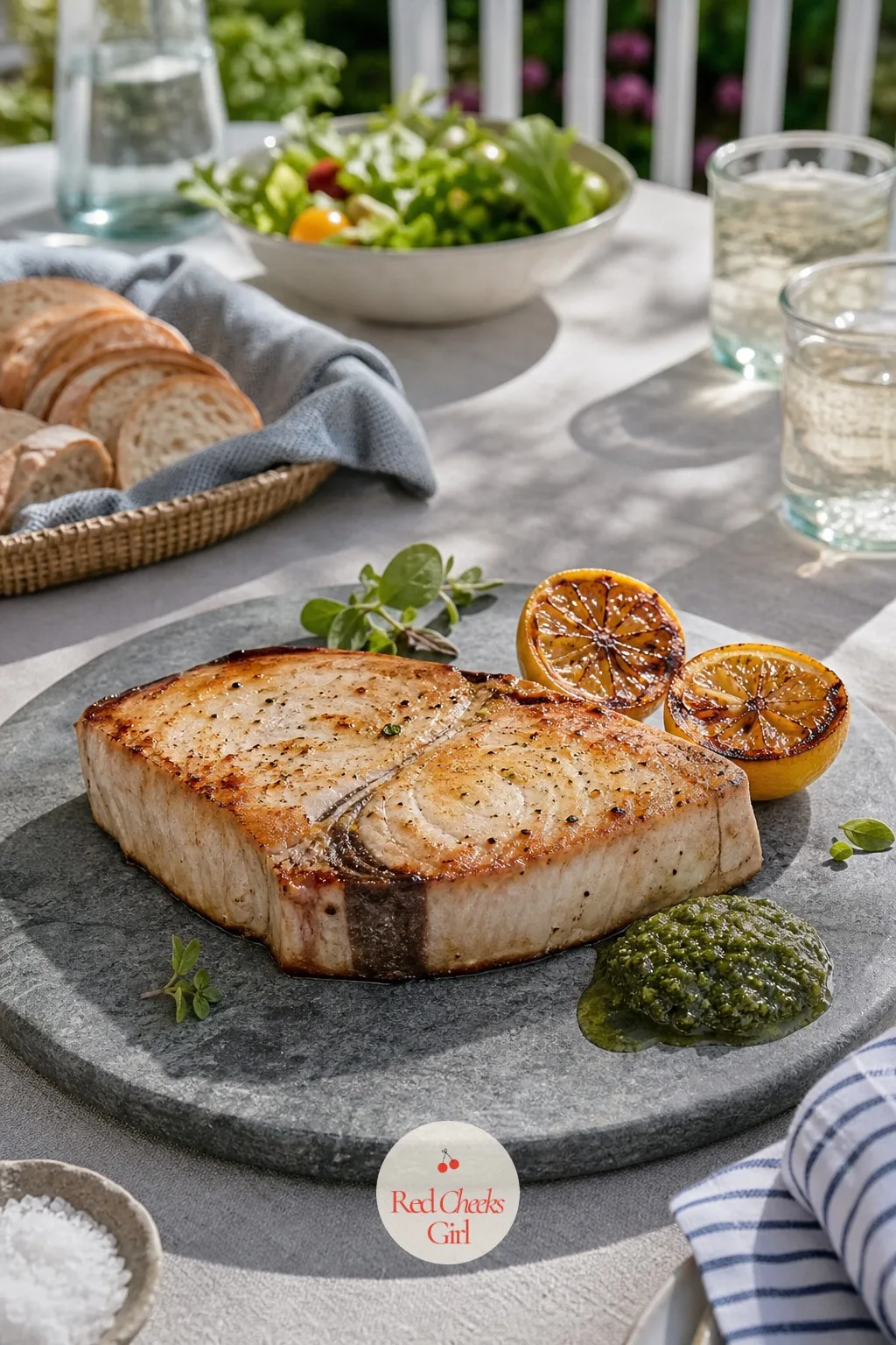 Swordfish — Swordfish behaves more like a steak than a fillet, dense enough to sear without falling apart, which makes it the fish to reach for on a night when