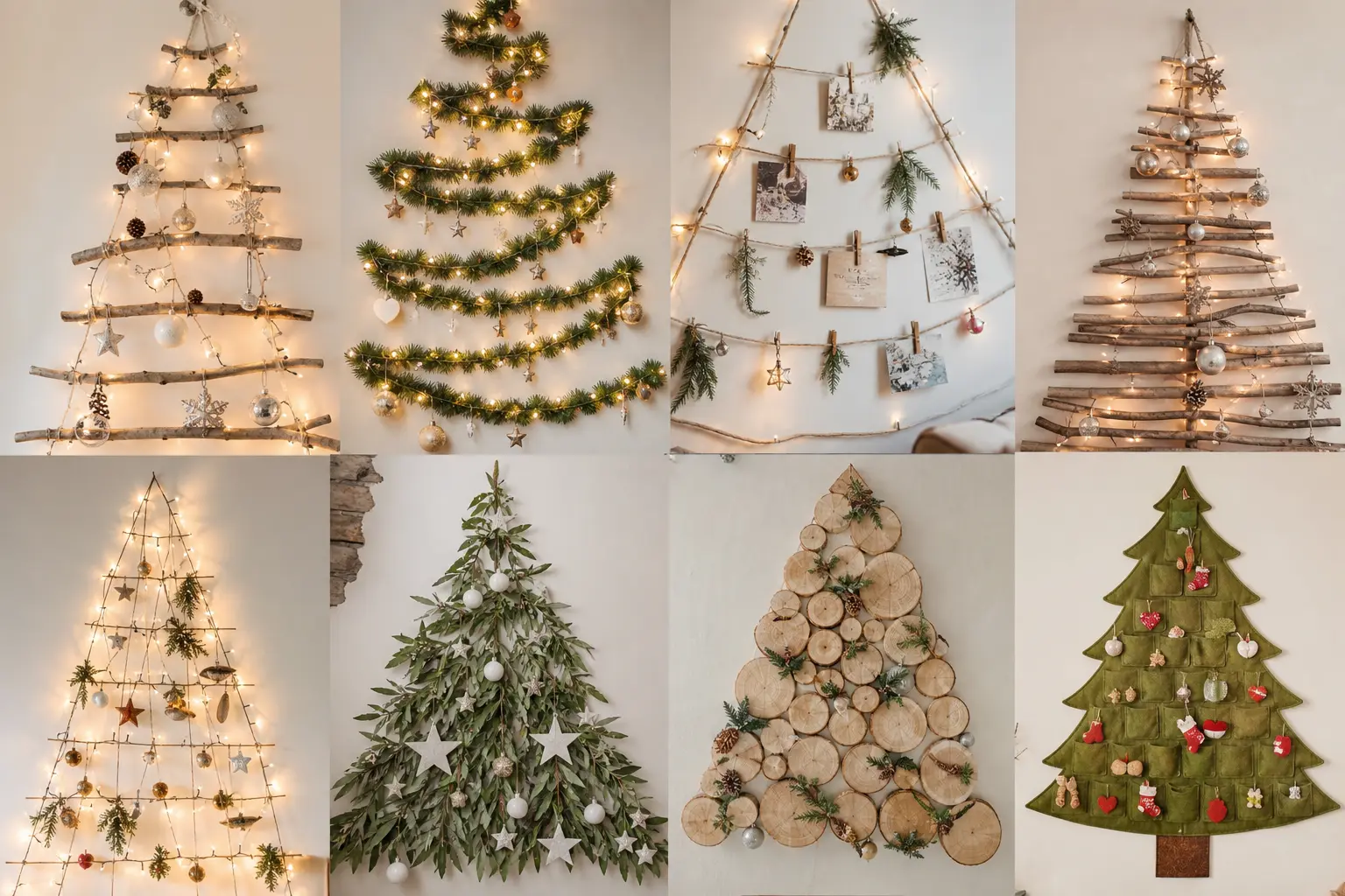 14 Wall and Alternative Christmas Trees for When Floor Space Runs Out