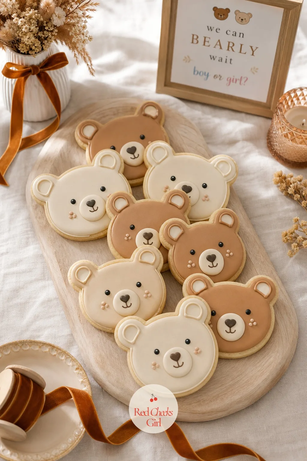 Bear-Shaped Cookies — Guests will eat the cookies before anything else on the table, which is exactly why they are worth getting right: they are the one