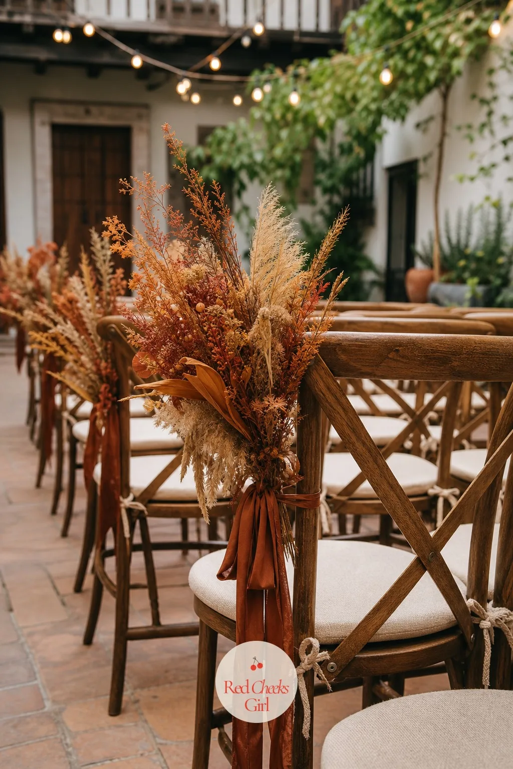 Dried Flower Bunches In Warm Tones — Fresh flowers in rust and amber can be hard to source outside their short autumn window, which is exactly where dried
